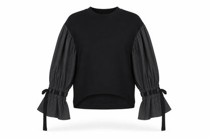 Womens UK Size 6 ASOS Black Tunic Blouse