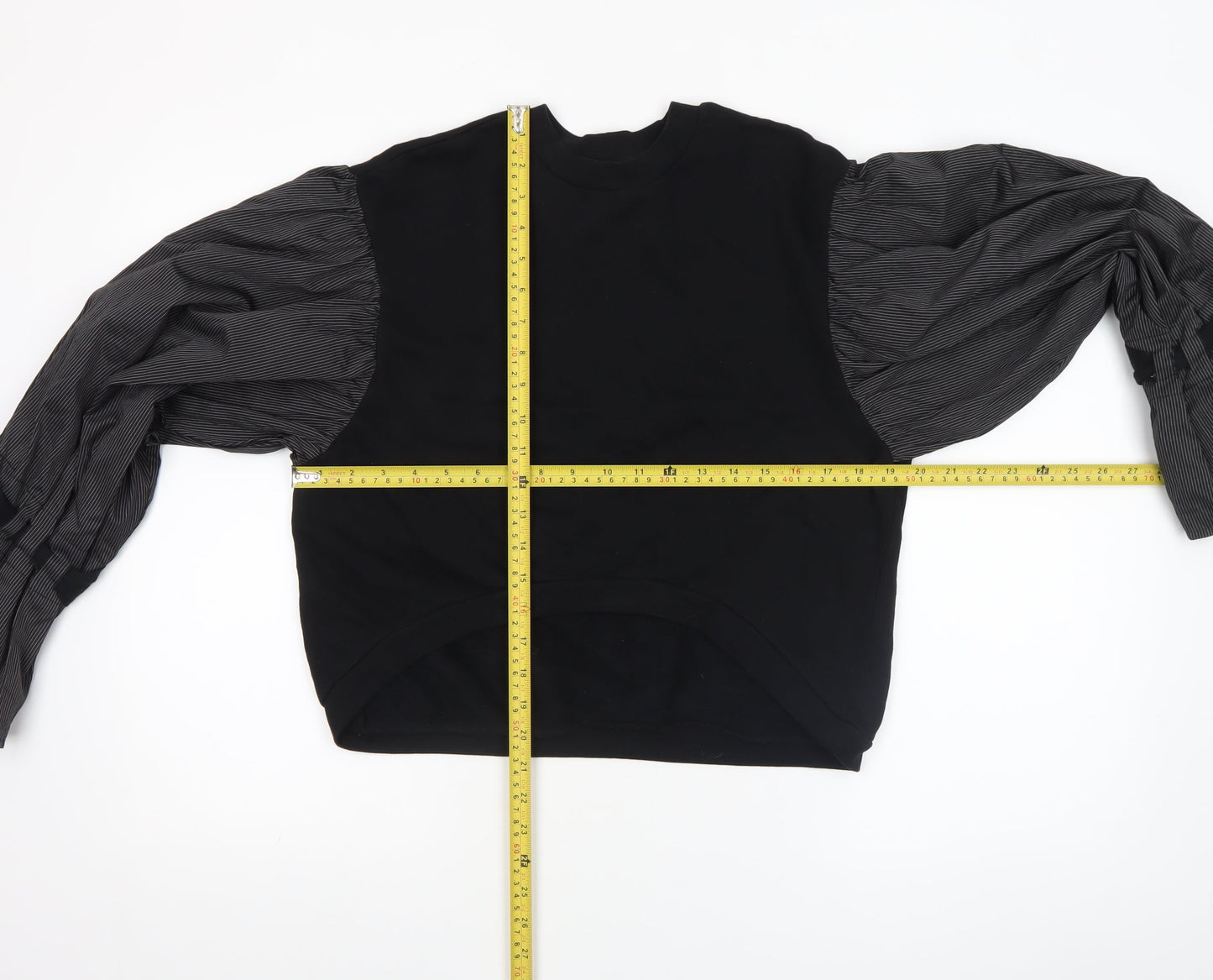 Womens UK Size 6 ASOS Black Tunic Blouse