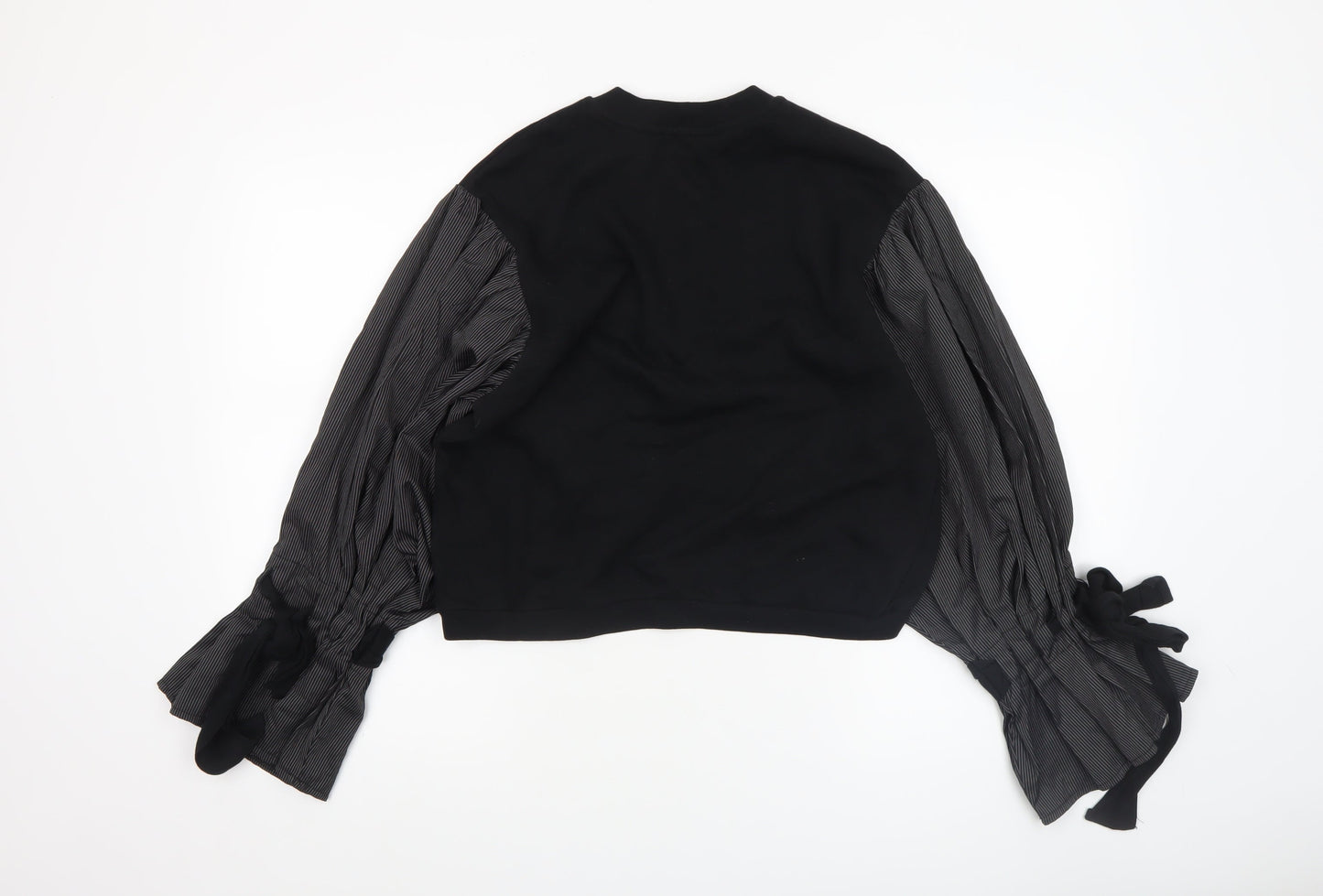 Womens UK Size 6 ASOS Black Tunic Blouse