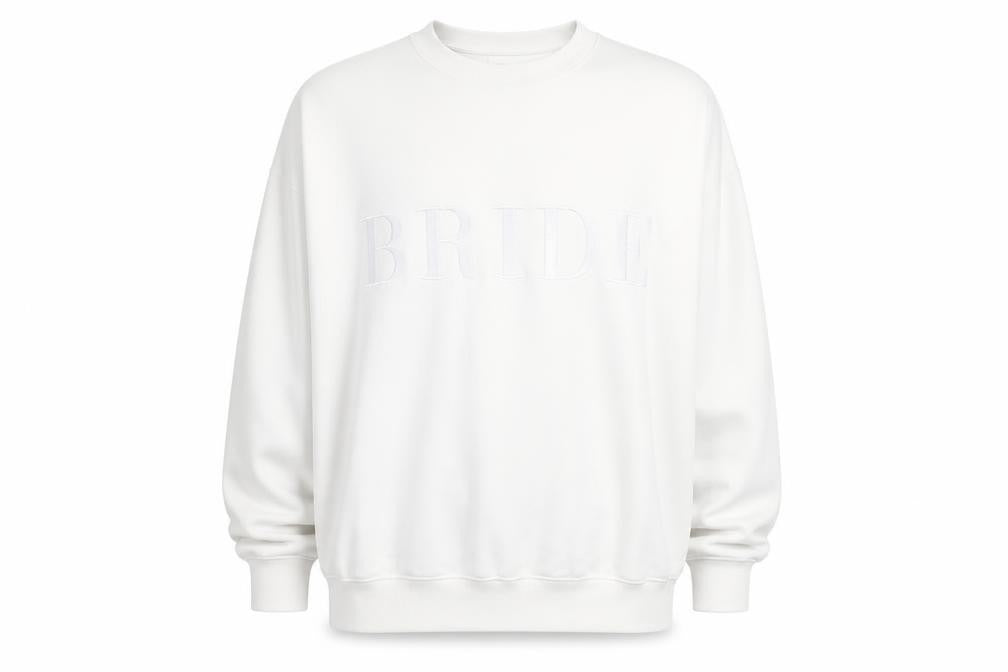 Unisex Adults UK Size 2XL Six Stories White Pullover Sweatshirt