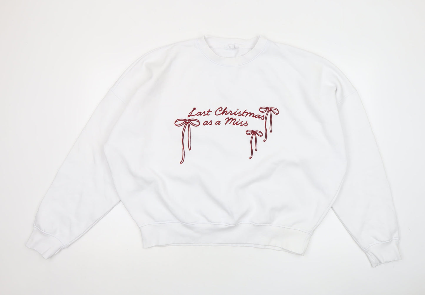Womens UK Size 2XL Six Stories White Pullover Sweatshirt