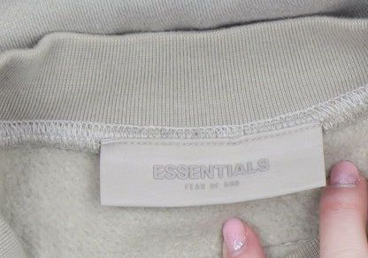 Mens UK Size S Fear of God Essentials Beige Pullover Sweatshirt
