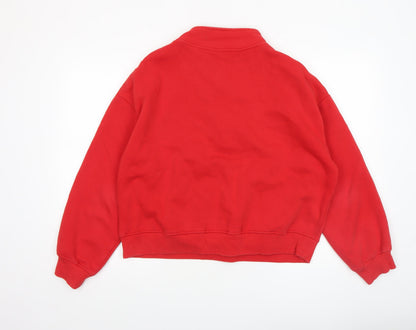 Womens UK Size M NEXT Red Pullover Sweatshirt