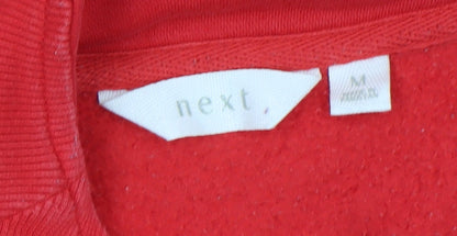 Womens UK Size M NEXT Red Pullover Sweatshirt