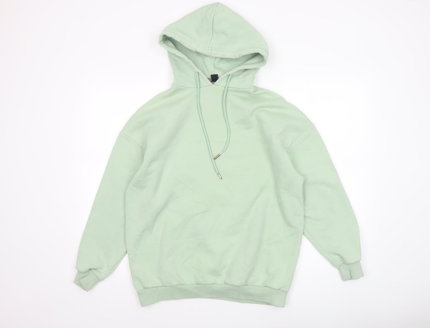 Womens UK Size XS Boohoo Green Pullover Hoodie
