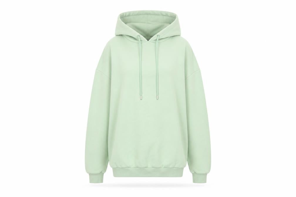Womens UK Size XS Boohoo Green Pullover Hoodie