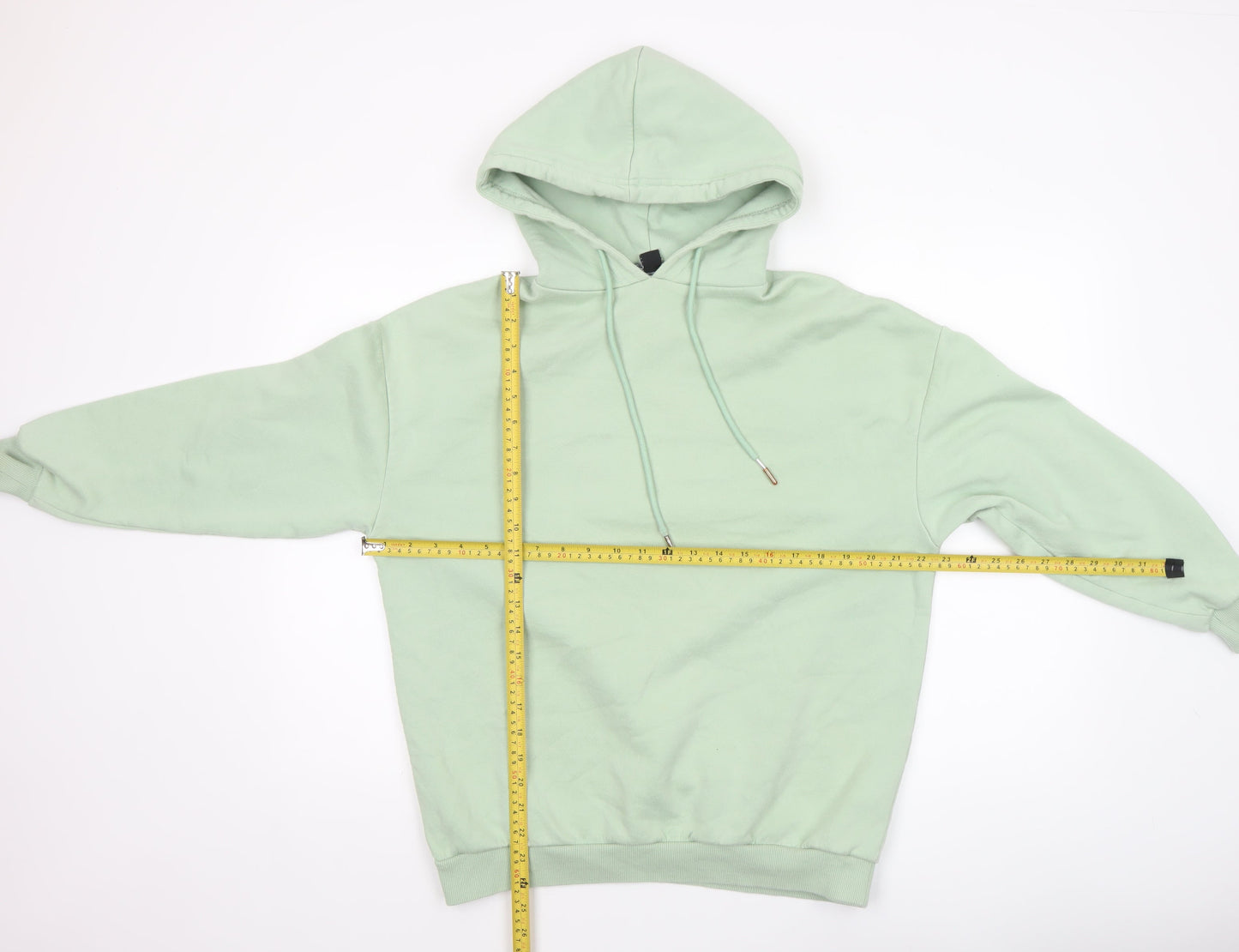 Womens UK Size XS Boohoo Green Pullover Hoodie