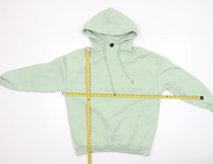 Womens UK Size XS Boohoo Green Pullover Hoodie