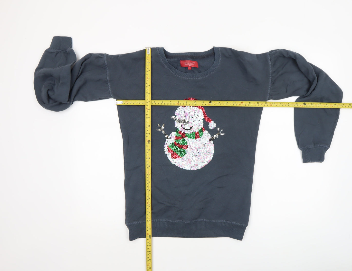 Womens UK Size 6 NEXT Blue Pullover Sweatshirt