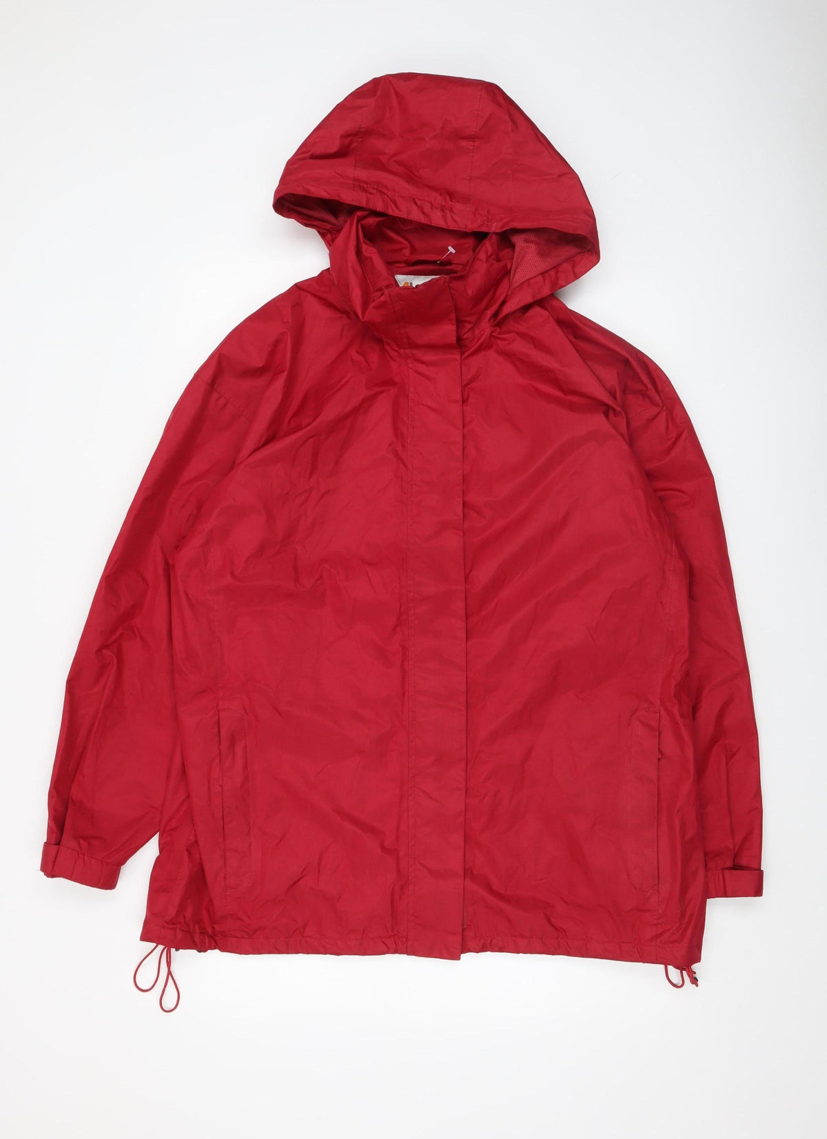 Mens UK Size L Alpine Trek Red Rain Coat