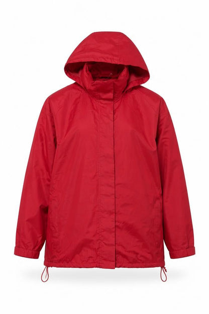 Mens UK Size L Alpine Trek Red Rain Coat
