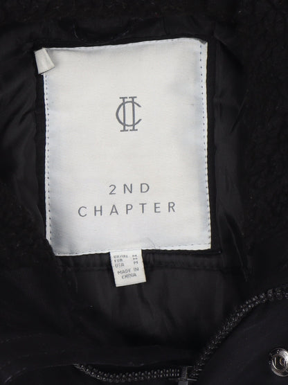 Mens UK Size M 2nd Chapter Black Parka Coat