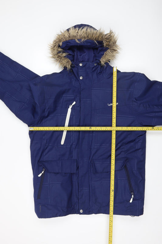 Mens UK Size L Wedze Blue Parka Coat