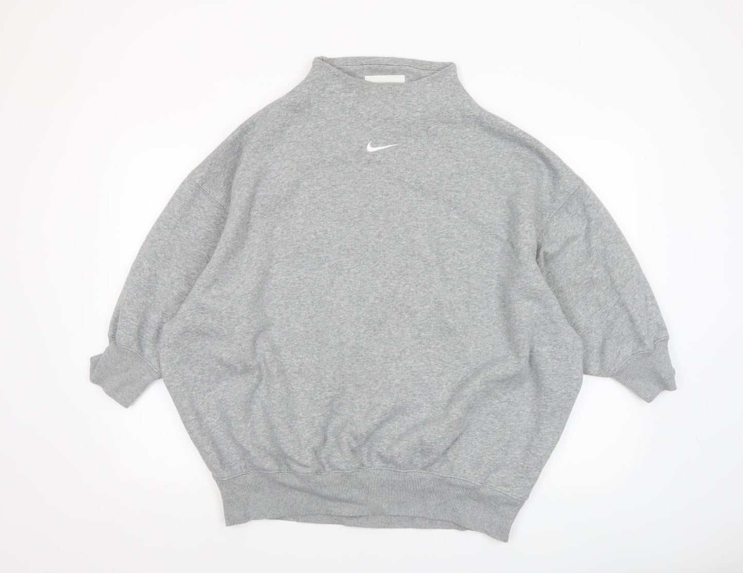 Womens UK Size S Nike Grey Pullover Sweatshirt