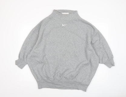 Womens UK Size S Nike Grey Pullover Sweatshirt