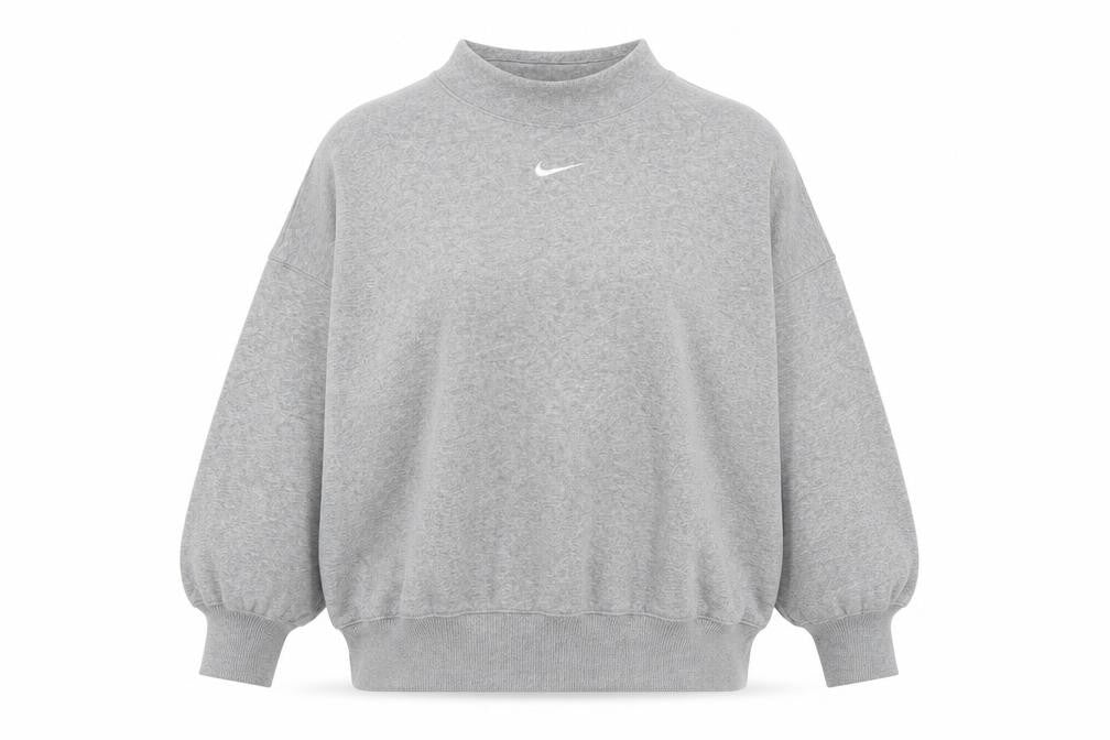 Womens UK Size S Nike Grey Pullover Sweatshirt
