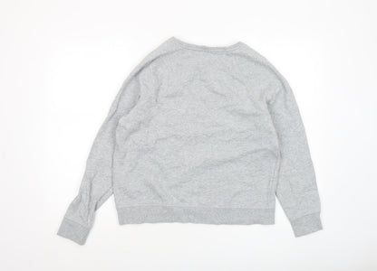 Womens UK Size S H&M Grey Pullover Sweatshirt