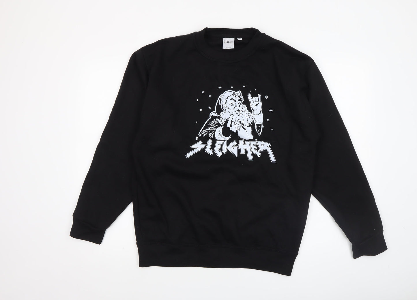 Mens UK Size M UCC Black Pullover Sweatshirt