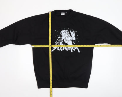 Mens UK Size M UCC Black Pullover Sweatshirt