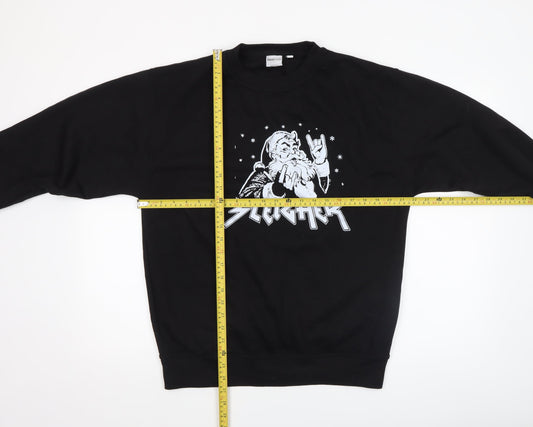 Mens UK Size M UCC Black Pullover Sweatshirt