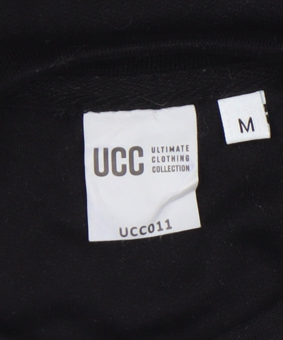 Mens UK Size M UCC Black Pullover Sweatshirt