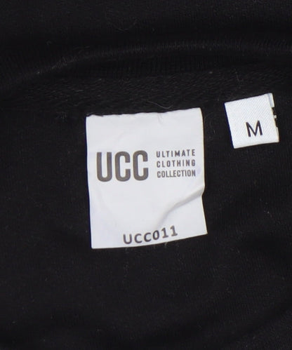 Mens UK Size M UCC Black Pullover Sweatshirt