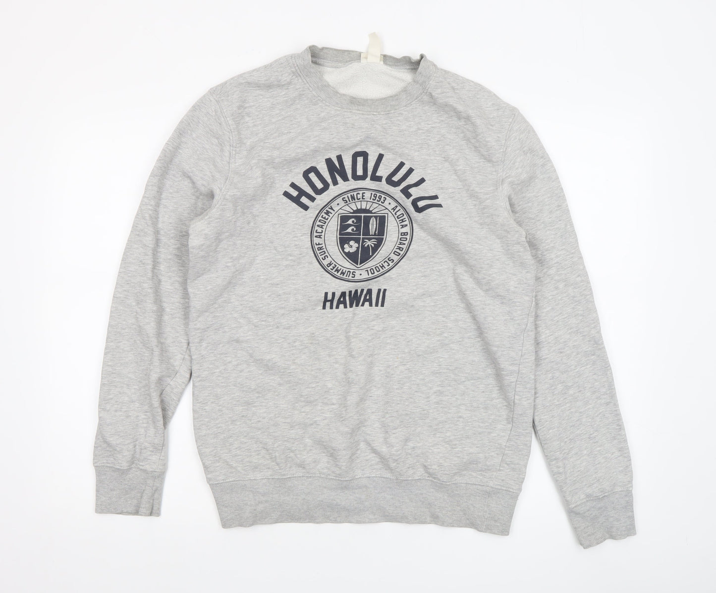 Mens UK Size S H&M Grey Pullover Sweatshirt