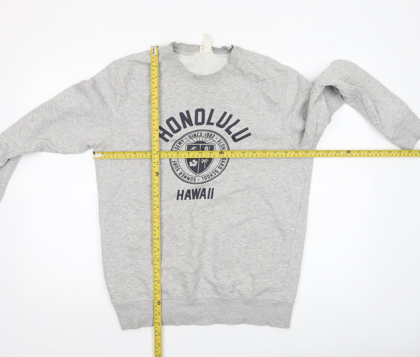 Mens UK Size S H&M Grey Pullover Sweatshirt