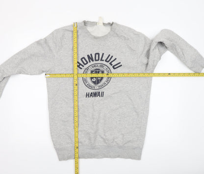 Mens UK Size S H&M Grey Pullover Sweatshirt
