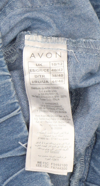 Womens UK Size 10-12 Avon Regular Fit Jegging Blue Jeans