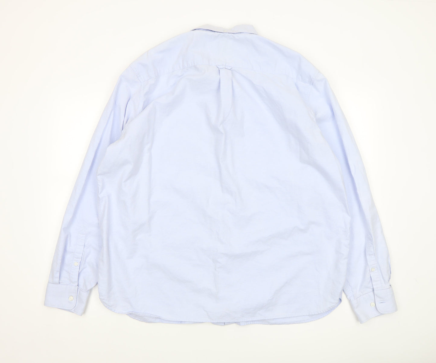 Mens UK Collar Size 2XL Marks and Spencer Smart Blue  Dress Shirt