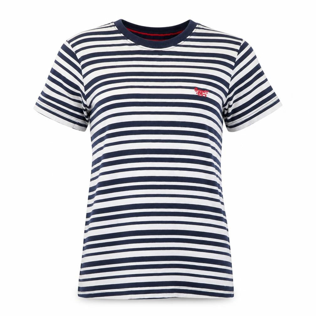 Womens UK Size 6 Superdry Blue Basic T-Shirt
