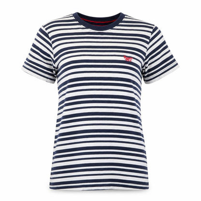 Womens UK Size 6 Superdry Blue Basic T-Shirt