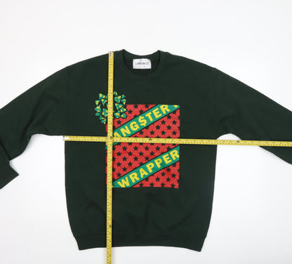 Mens UK Size M London Co Green Pullover Sweatshirt