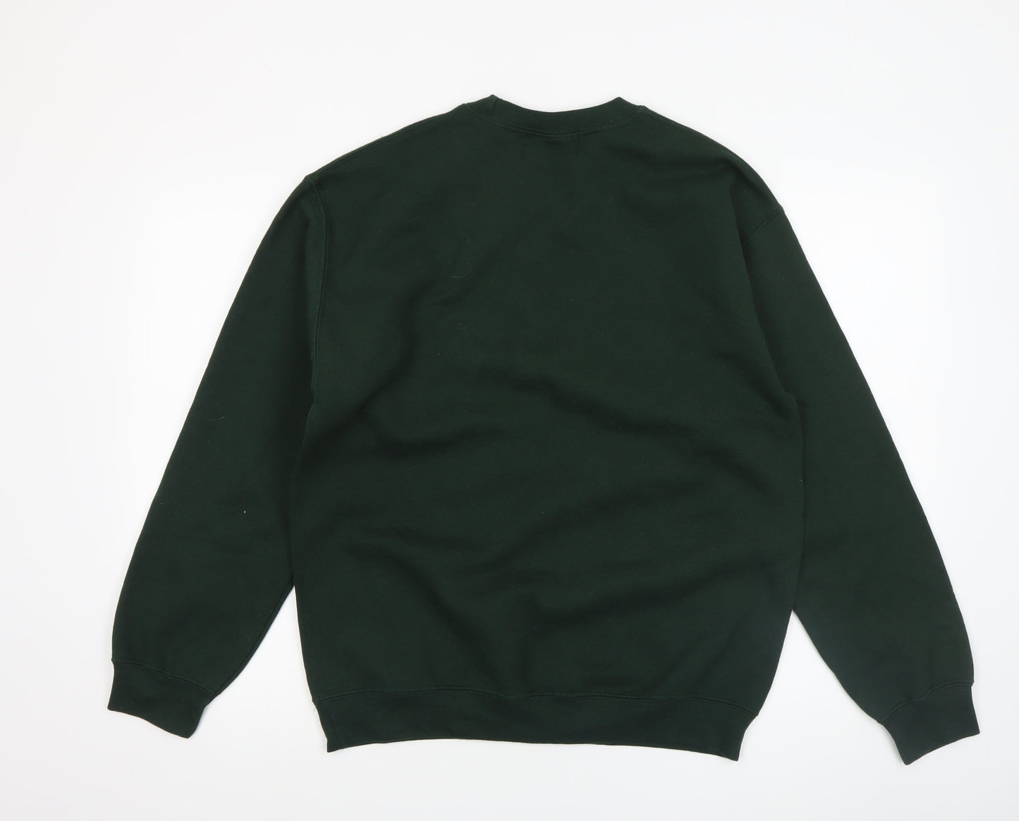 Mens UK Size M London Co Green Pullover Sweatshirt