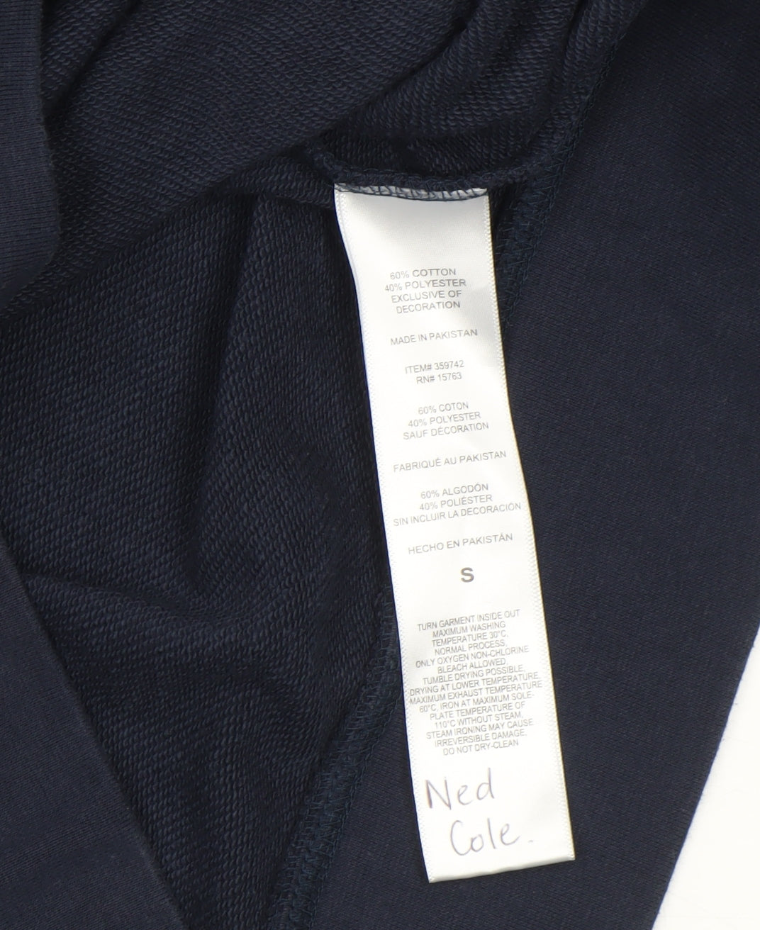 Mens UK Size S Champion Blue Pullover Hoodie