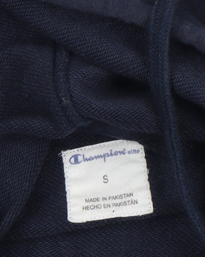 Mens UK Size S Champion Blue Pullover Hoodie