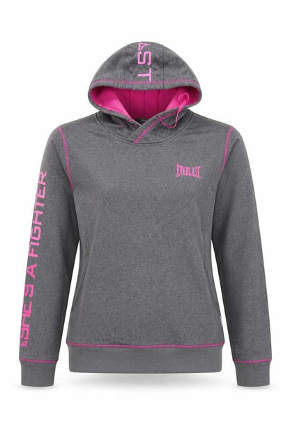 Womens UK Size 16 Everlast Grey Pullover Hoodie