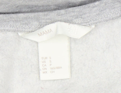 Womens UK Size 8 H&M Grey Pullover Sweatshirt