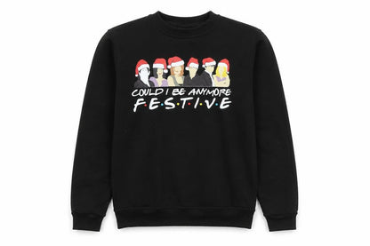 Mens UK Size M Uneek Black Pullover Sweatshirt