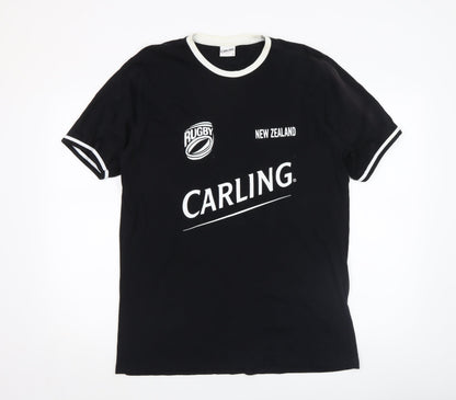 Mens UK Size L Carling Black  T-Shirt
