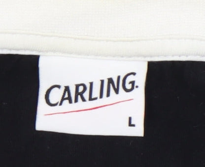 Mens UK Size L Carling Black  T-Shirt