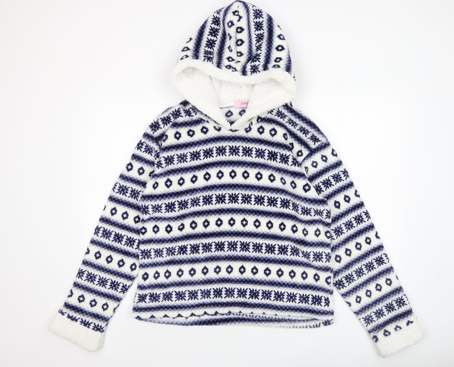 Teens UK Size 14/16 Camille Blue Pullover Hoodie