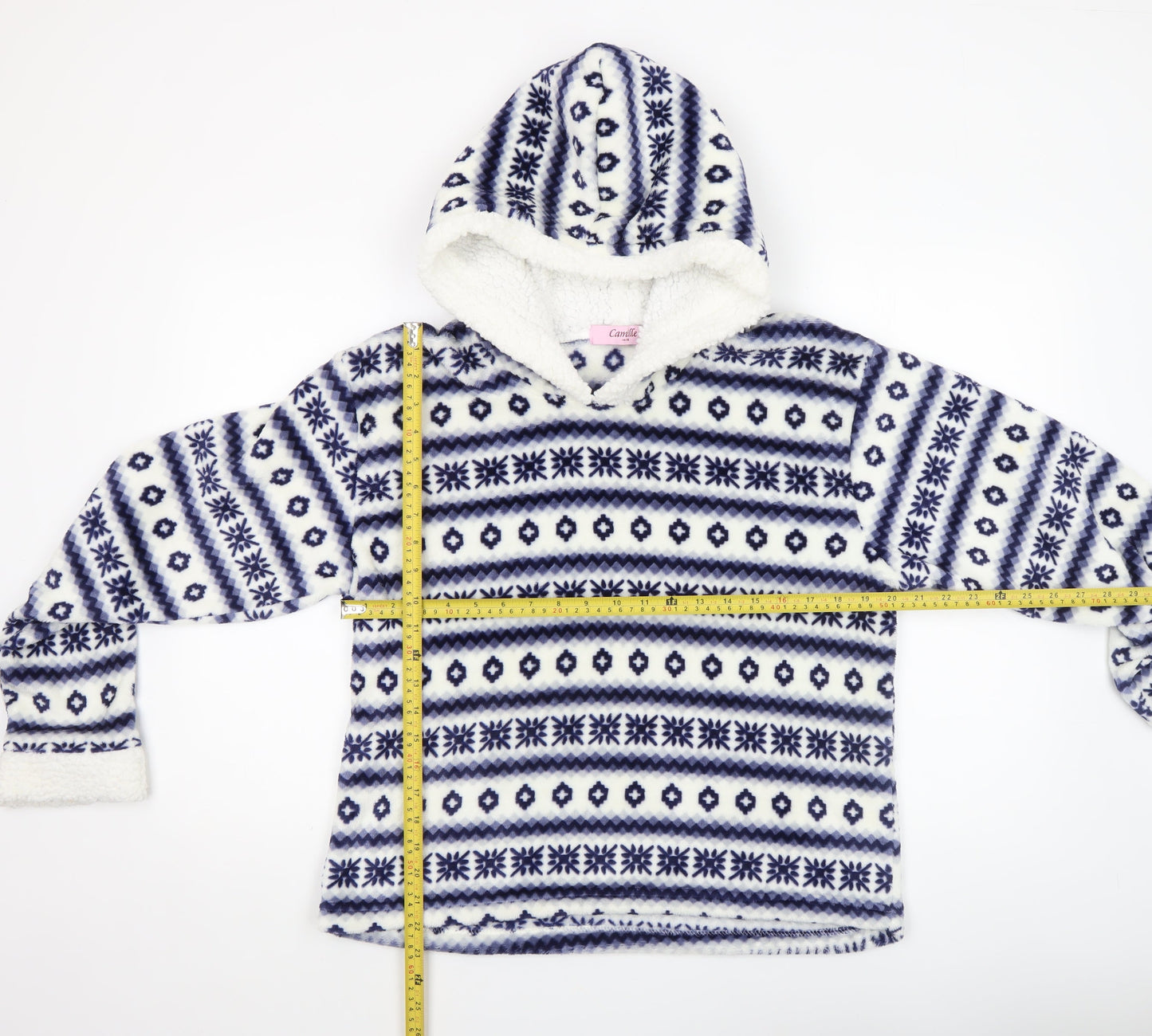 Teens UK Size 14/16 Camille Blue Pullover Hoodie