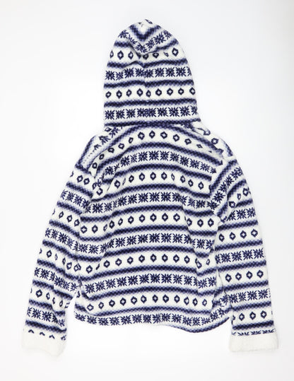 Teens UK Size 14/16 Camille Blue Pullover Hoodie