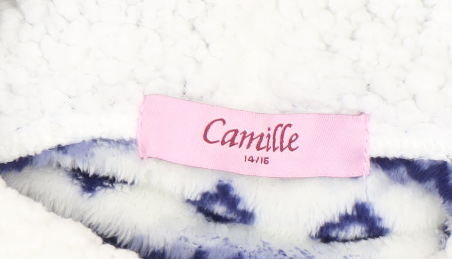 Teens UK Size 14/16 Camille Blue Pullover Hoodie