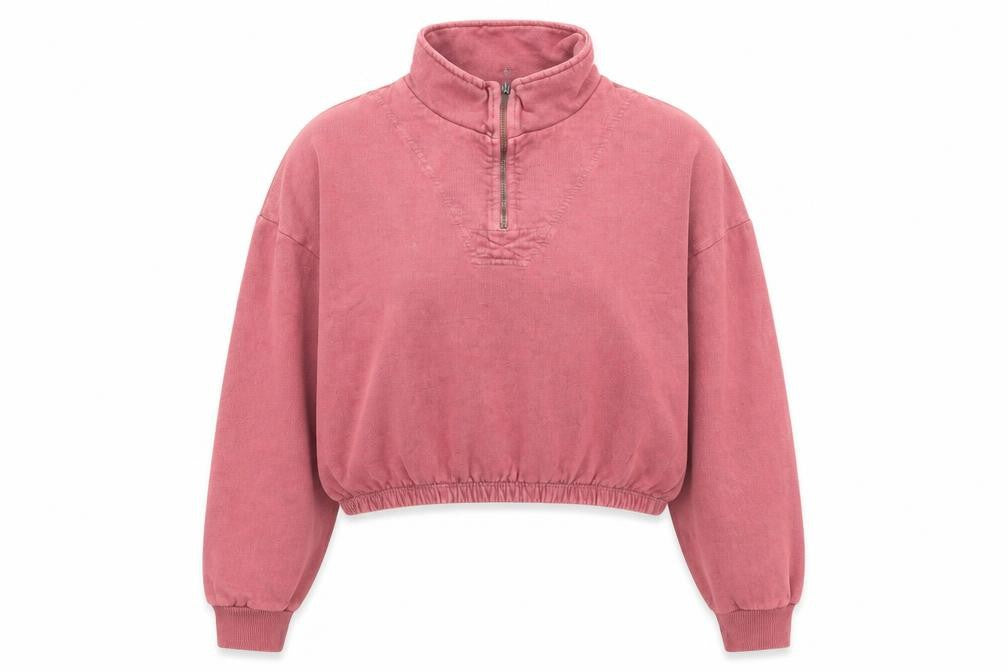 Womens UK Size M Topshop Pink Pullover Sweatshirt