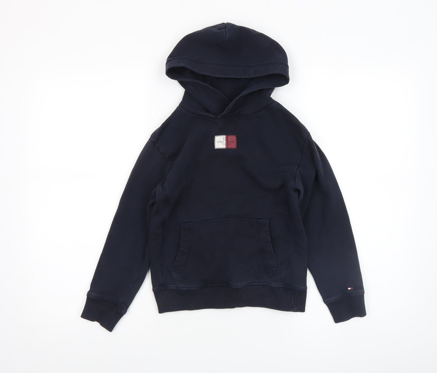 Boys UK Size 6-7 Years Tommy Hilfiger Blue Pullover Hoodie