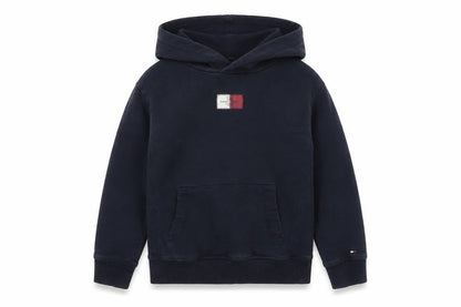 Boys UK Size 6-7 Years Tommy Hilfiger Blue Pullover Hoodie