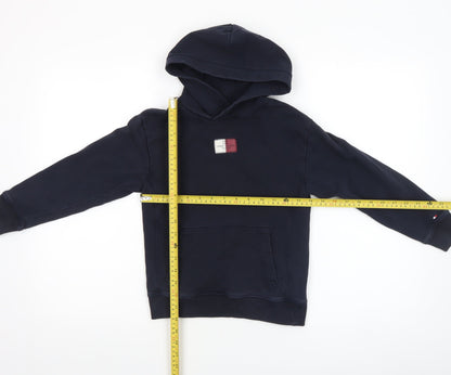 Boys UK Size 6-7 Years Tommy Hilfiger Blue Pullover Hoodie